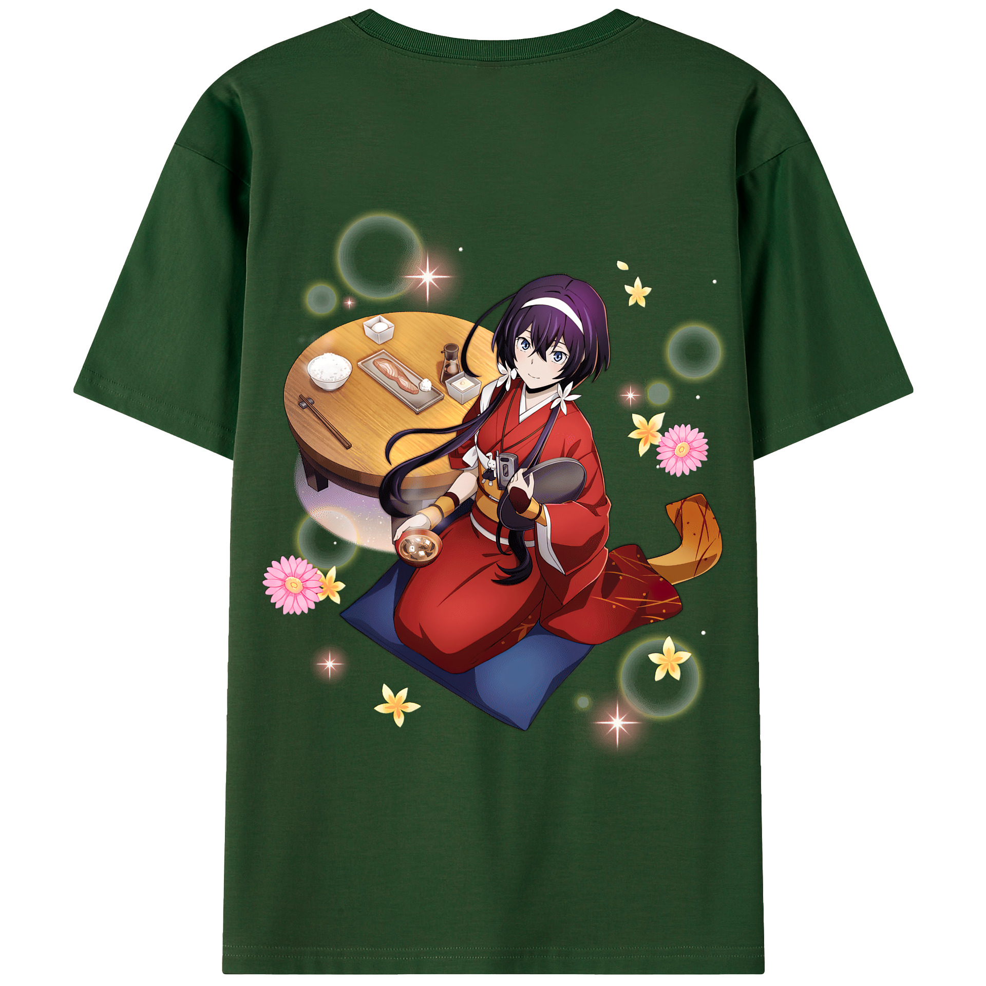 （画像用） 文豪ストレイドッグス Bungo Stray Dogs 綿100％半袖Tシャツ（背面プリント）